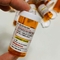 Etiquetas pré-impressas de frascos de medicamentos com receita médica para comprimidos